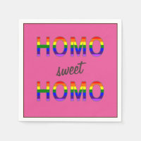 Funny Gay Homo Sweet Homo