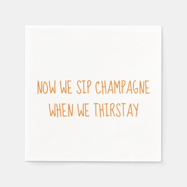 SERVIETTE EN PAPIER FUNNY NAPKINS (Devant)