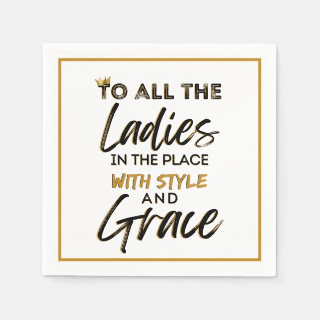 Serviette En Papier Funny Old School Hip hop des années 90 Anniversair (Devant)