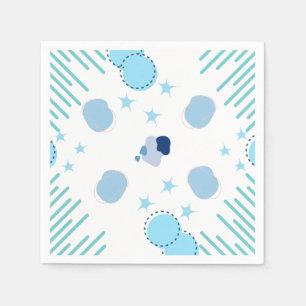 Serviette En Papier Fusion d'art moderne