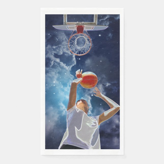 Serviette En Papier Futur Basketball All-Star (Devant)