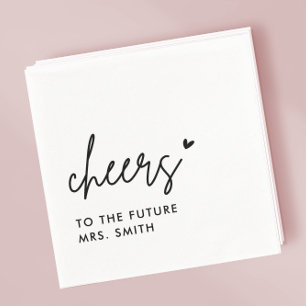 Serviette En Papier Futur mariage moderne de Mme Shower