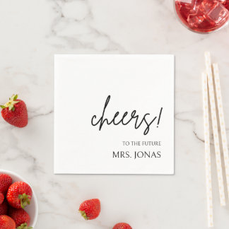 Serviette En Papier Future Mrs | Élégantes serviettes pour la baby sho