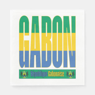 Serviette En Papier Gabon - Conception de texte