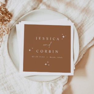 Serviette En Papier GALA Bohemian Terracotta Celestial Star Desert