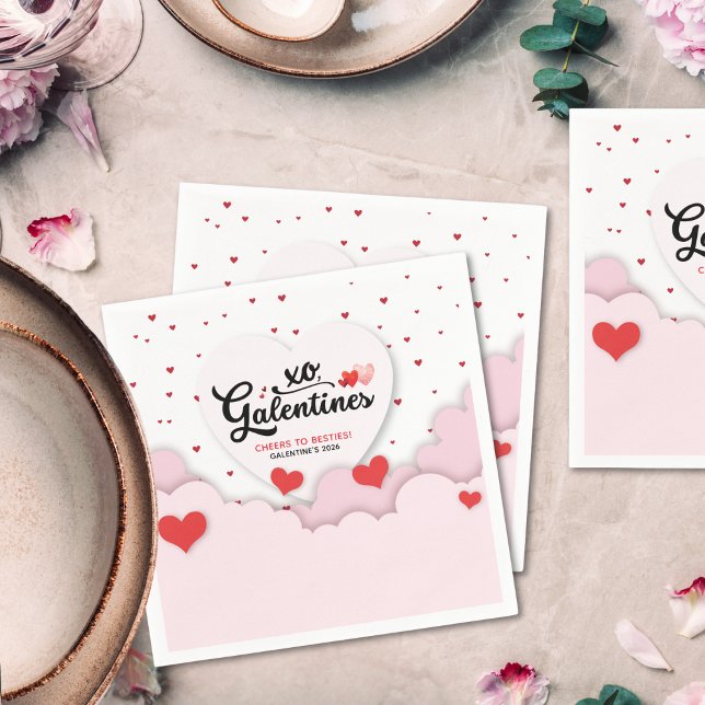 Serviette En Papier Galentine's  (Créateur téléchargé)