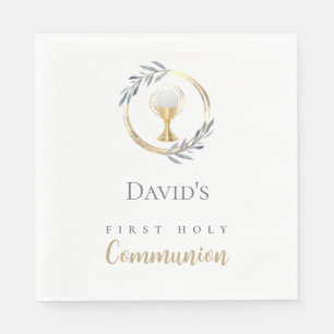 Serviette En Papier Garçon de première communion