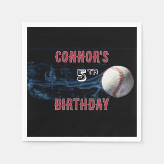 Serviette En Papier Garçons Baseball Anniversaire Napkins