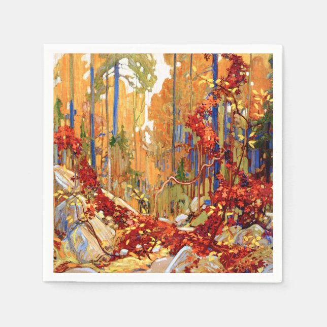 Serviette En Papier Garland d'automne par Tom Thomson (Devant)