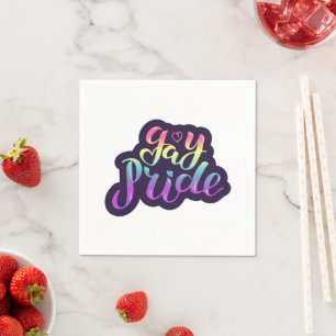 Serviette En Papier Gay pride
