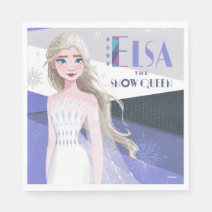 Serviette En Papier Gelé 2  Elsa la reine des neiges