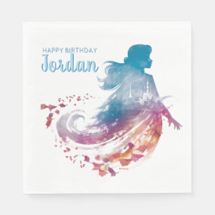 Serviette En Papier Gelée 2 : Silhouette d'Anna Watercolor