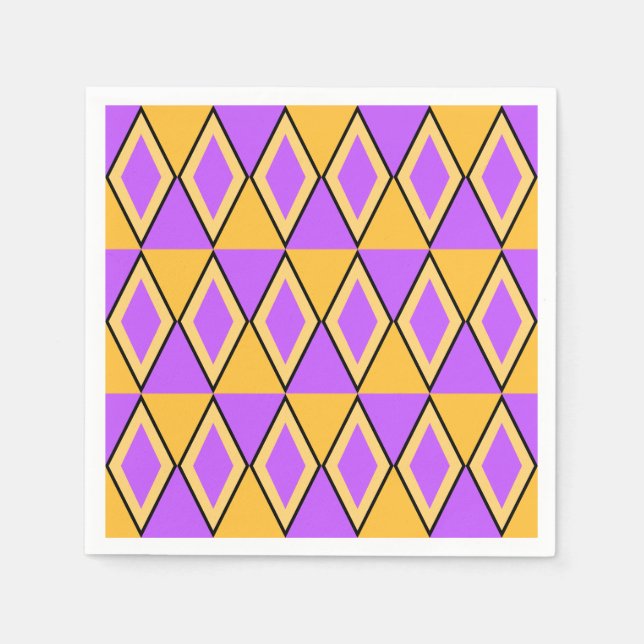 Serviette En Papier Geometric pattern (Devant)