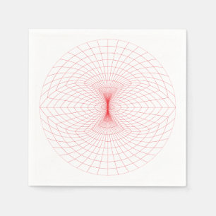 Serviette En Papier Géométrie Abstraite Napkin