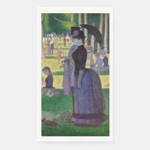 Serviette En Papier Georges Seurat - Un dimanche sur La Grande Jatte