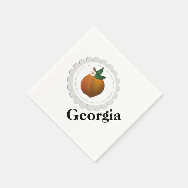 Serviette En Papier Georgia Peach (Coin)