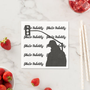 Serviette En Papier Ghetto Hip hop vintage Celebrity Street Urban