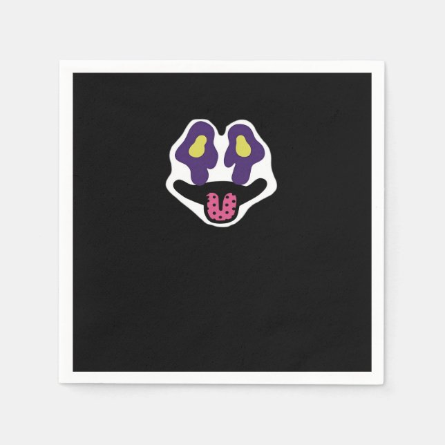 Serviette En Papier Ghouls veut juste avoir un design amusant & Citati (Devant)