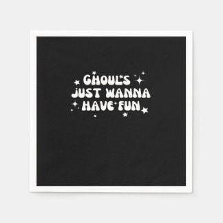 Serviette En Papier Ghouls veut juste avoir un design de base amusant