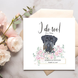 Serviette En Papier Giant Schnauzer Chien Mariage Cocktail Napkins