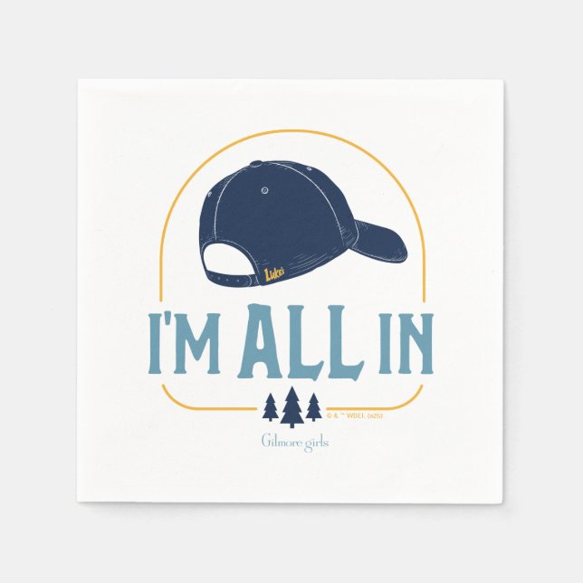Serviette En Papier Gilmore Girls I’m All In Luke’s Hat (Devant)