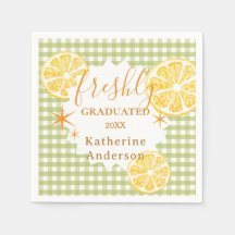 Gingham Citron Fraîchement Diplômé 