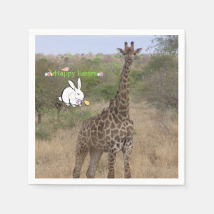 Serviette En Papier Giraffe Papier de Pâques
