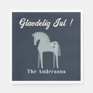 Serviette En Papier Glæ delig Jul   Joyeux Noël en danois