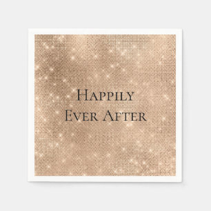 Serviette En Papier Glam Champagne Glitz