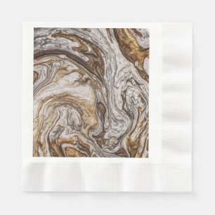 Serviette En Papier glamor 001 couleur brun liquide serviettes