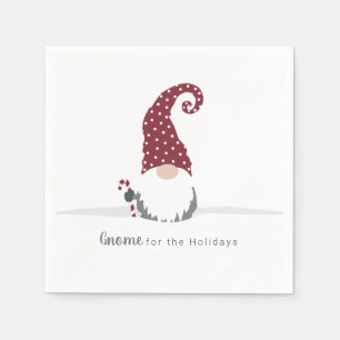 Serviette En Papier Gnome for the Holidays Design scandinave
