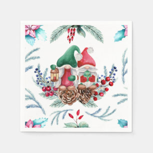 Serviette En Papier Gnomes sur le cône