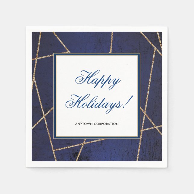 Serviette En Papier Gold Parties scintillant Business Élégante fête de (Devant)