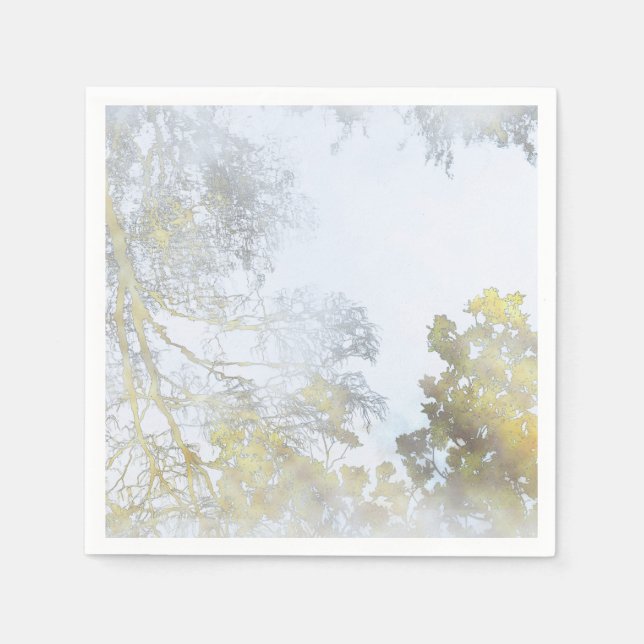 Serviette En Papier Golden Broadleaf Glow (Devant)