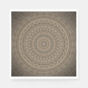 Serviette En Papier Golden Mandala