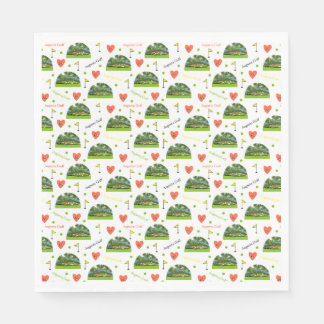 Serviette En Papier Golf d'Augusta 12ème trou