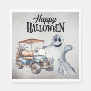 Serviette En Papier Golf Tee-rific Halloween : Équipement de Golf Napk