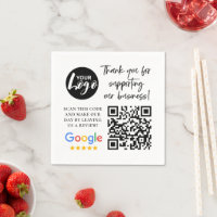Google Reviews Merci Logo Code QR