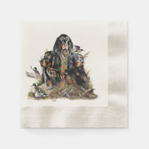 Serviette En Papier Gordon Setters, Passion pour les oiseaux, Art