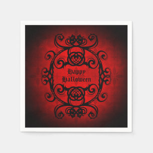Serviette En Papier Gothic Happy Halloween