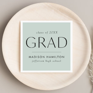 Serviette En Papier Grad Mint Grad Grad Graduation