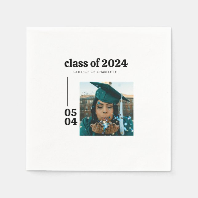 Serviette En Papier Grad Party moderne (Devant)