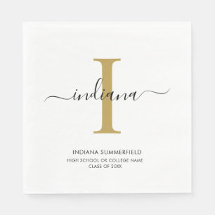 Serviette En Papier Graduation 2024 Script Graduate Party Papier