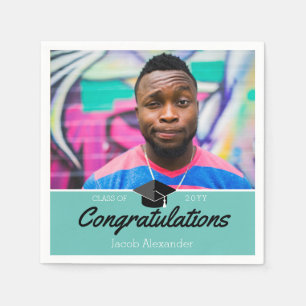 Serviette En Papier Graduation de l'école de photographie personnalisé