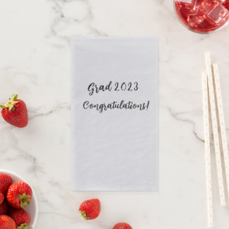 Serviette En Papier Graduation Napkin