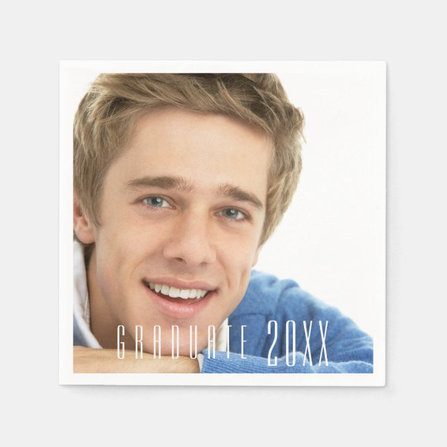 Serviette En Papier Gradué photo hommes garçons garçons (Devant)