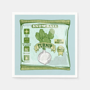 Serviette En Papier Graines de navet Légumes