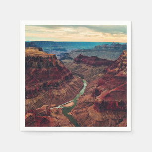 Serviette En Papier Grand Canyon National Park Arizona, Colorado River