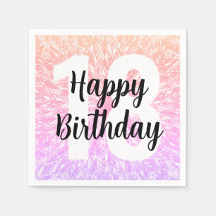 Serviette En Papier Grand nombre Mandala Anniversaire de fête Napkins