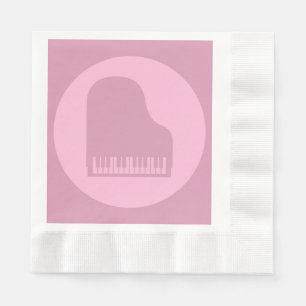 Serviette En Papier Grand Piano Musique Art COULEUR PERSONNALISÉE